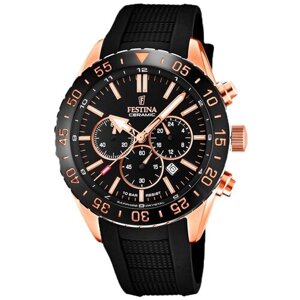 Наручные часы FESTINA Ceramics Наручные часы Festina F20516/2, черный, розовый