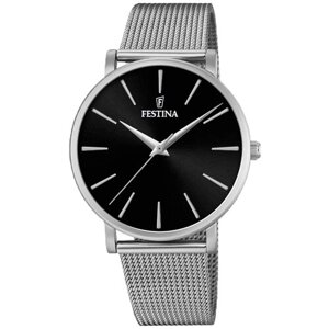 Наручные часы FESTINA Наручные часы Festina F20475/4, серебряный, черный