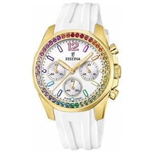 Наручные часы FESTINA Наручные часы Festina Woman 20606, белый, золотой