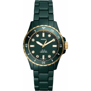 Наручные часы FOSSIL FB-01 Часы женские Fossil CE1124, зеленый