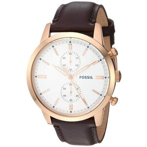 Наручные часы FOSSIL FS5468, золотой, коричневый