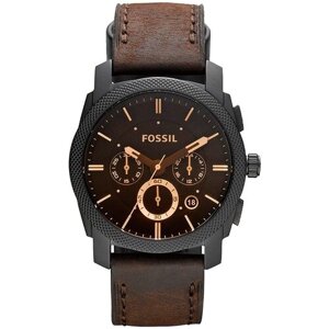 Наручные часы FOSSIL Machine FS4656, коричневый, черный