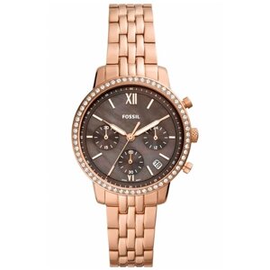 Наручные часы FOSSIL Женские наручные часы Fossil ES5218, розовый, коричневый