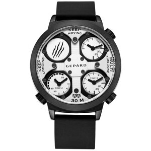 Наручные часы Gepard 1223A11L3, черный, белый