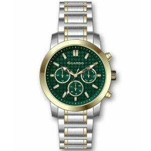 Наручные часы Guardo Наручные часы Guardo Premium 12703-4, золотой, серебряный