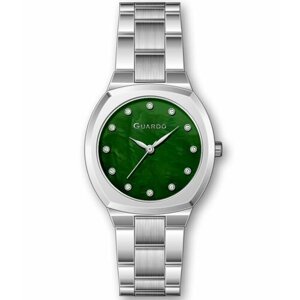 Наручные часы Guardo Наручные часы Guardo Premium 12725-3, зеленый, серебряный