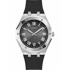 Наручные часы GUESS Dress Мужские наручные часы GUESS GW0663G1, серебряный, черный