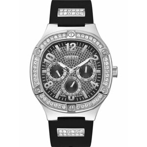 Наручные часы GUESS Мужские наручные часы GUESS GW0641G1, черный, серебряный