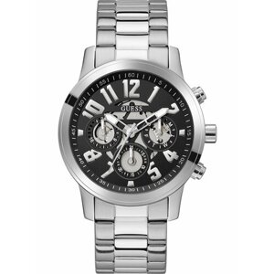 Наручные часы GUESS Parker Мужские наручные часы GUESS GW0627G1, серебряный, черный