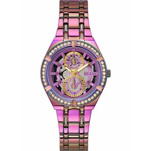 Наручные часы GUESS Женские наручные часы GUESS GW0604L4, золотой, фиолетовый