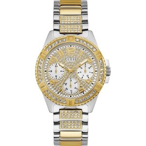 Наручные часы GUESS Женские наручные часы GUESS W1156L5, белый, золотой
