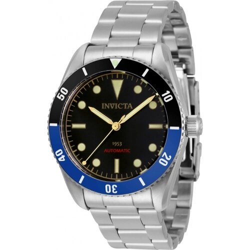 Наручные часы INVICTA Часы мужские механика с автоподзаводом Invicta Pro Diver Zager Exclusive Automatic 34333, серебряный