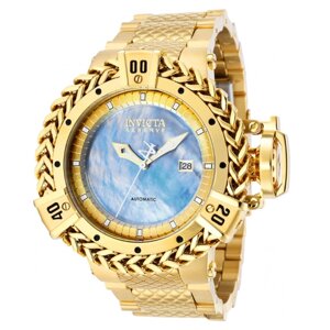 Наручные часы INVICTA Часы мужские механика с автоподзаводом Invicta Reserve Hercules 36313, золотой