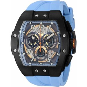 Наручные часы INVICTA Титановые наручные часы Invicta IN44414 с хронографом, синий, черный