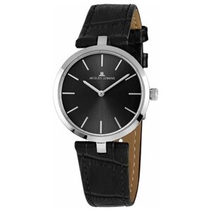 Наручные часы JACQUES LEMANS Часы наручые Jacques Lemans 1-2024A, серебряный, черный