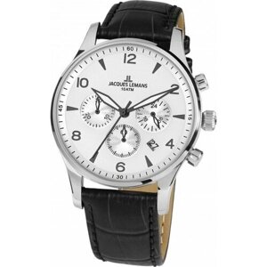 Наручные часы JACQUES LEMANS Classic Часы наручые Jacques Lemans 1-1654ZB, серебряный