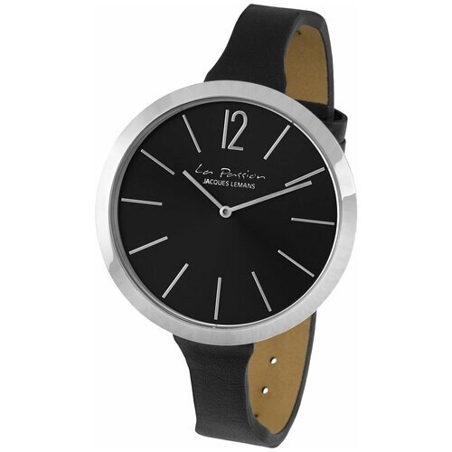 Наручные часы JACQUES LEMANS La Passion LP-115A, черный, серебряный