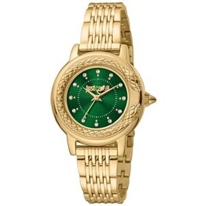 Наручные часы Just Cavalli Часы женские Just Cavalli JC1L151M0675, зеленый, золотой