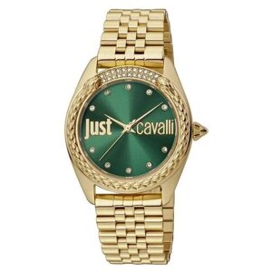 Наручные часы Just Cavalli Часы женские Just Cavalli JC1L195M0075, зеленый, золотой