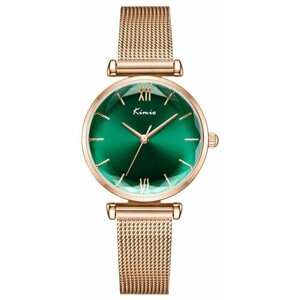Наручные часы KIMIO Наручные часы Kimio K6359M-EZ1RRQ fashion женские, зеленый, золотой