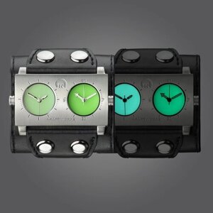 Наручные часы Kraftworxs Kraftworxs Dualtime Mint/Green, зеленый