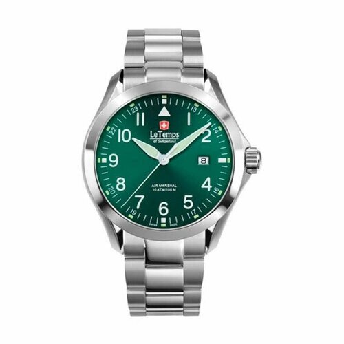 Наручные часы Le Temps Часы Le Temps LT1040.04BS01, зеленый