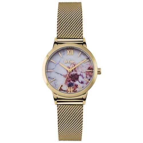 Наручные часы Lee Cooper LC06666.130, золотой, серебряный
