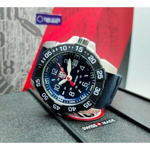 Наручные часы Luminox Оригинальные часы мужские наручные Luminox XS. 3253. CB Navy Seal Steel. Наручные кварцевые часы. Часы для мужчин производства Швейцарии, синий