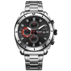 Наручные часы Megir Часы мужские Megir 2075G (S/B/R), серебряный
