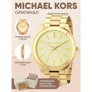 Наручные часы MICHAEL KORS Женские Michael Kors Часы Runway, желтый, золотой