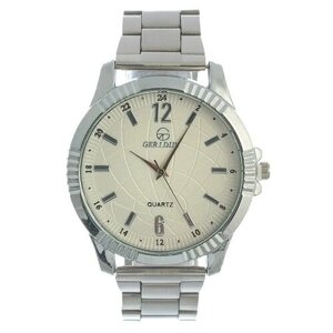 Наручные часы Moon Land FlowMe Часы наручные мужские "Тоничи", d-4.5 см, ремешок 18 мм, хром, серебряный