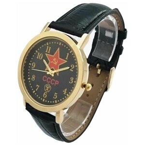 Наручные часы Мужские наручные часы с символикой СССР, черный