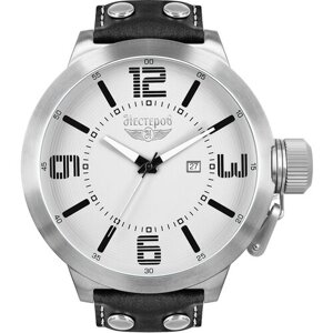 Наручные часы Нестеров H0943C02-05A, белый, черный