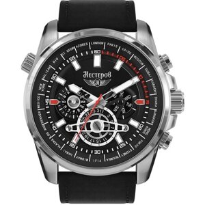 Наручные часы Нестеров H2491A02-132E, серебряный, черный