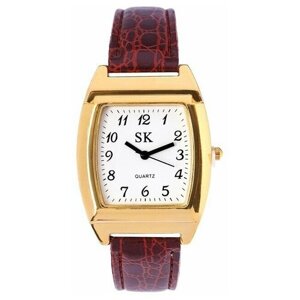 Наручные часы Noname Часы наручные мужские "Монмут", ремешок из экокожи, d3.5 см, микс, белый