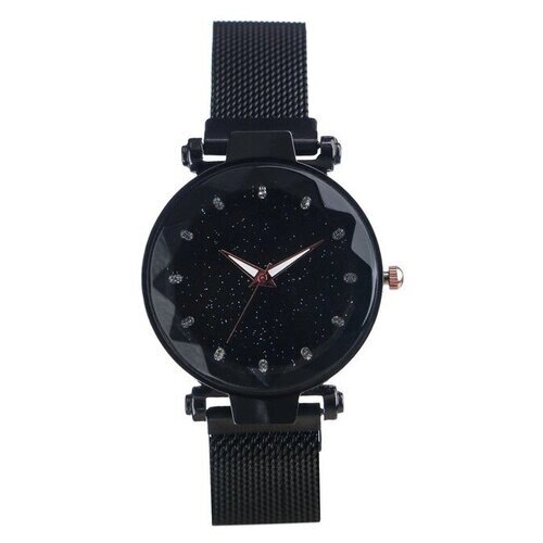 Наручные часы Noname "Сольени", браслет на магните, черный
