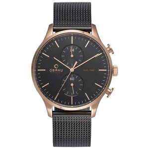 Наручные часы OBAKU V196GUVBMB, золотой, черный