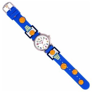 Наручные часы OMAX, кварцевые, корпус латунь, ремешок силикон, синий