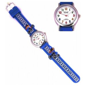 Наручные часы OMAX, кварцевые, корпус латунь, ремешок силикон, синий