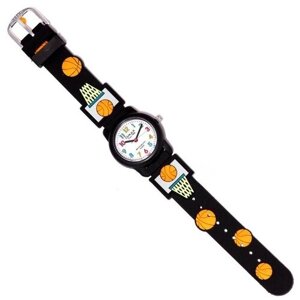 Наручные часы OMAX, кварцевые, корпус пластик, ремешок силикон, черный