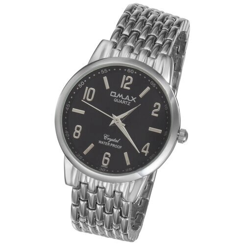 Наручные часы OMAX Наручные часы на браслете Omax HBJ 133 размер 35х35 мм, серый