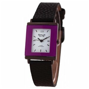 Наручные часы OMAX Женские наручные часы OMAX CE0041MC05 чёрный ремень, черный, фиолетовый