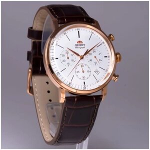 Наручные часы ORIENT Наручные часы Orient RA-KV0403S, белый, коричневый