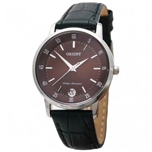Наручные часы ORIENT Японские наручные часы ORIENT FUNG6004T, коричневый, серебряный