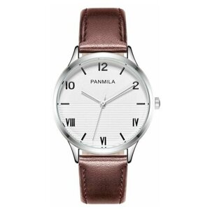 Наручные часы Panmila Женские наручные часы Panmila P0422M-DZ1WCW, серебряный, коричневый