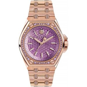Наручные часы PHILIPP PLEIN Часы женские Philipp Plein PWJAA0922, фиолетовый, золотой