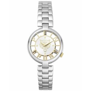 Наручные часы PLEIN SPORT Женские часы Plein Sport Tiger Luxe PSMBA0123 с гарантией, серебряный, золотой