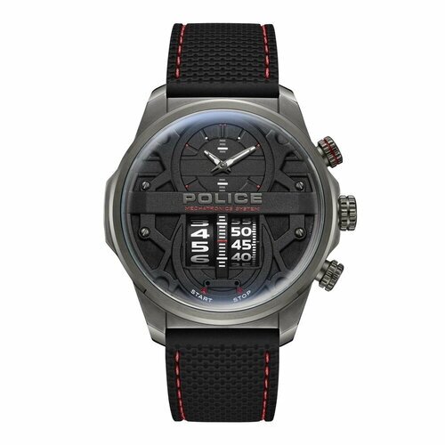 Наручные часы Police Часы наручные Police PEWJM0006505, серый, черный