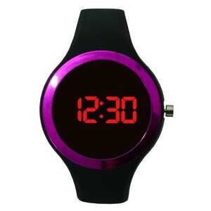 Наручные часы Promarket Часы наручные электронные, d-4.3 см, ремешок силикон 23.5 см , микс (1 шт. черный