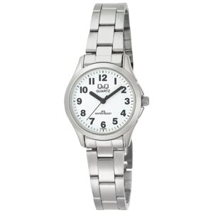 Наручные часы Q&Q C193-204, серебряный, белый